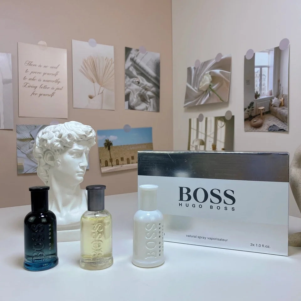 Hugo Boss Bottled 3-in-1 Gift Set 3×30ml | Fresh, Warm & Masculine Trio