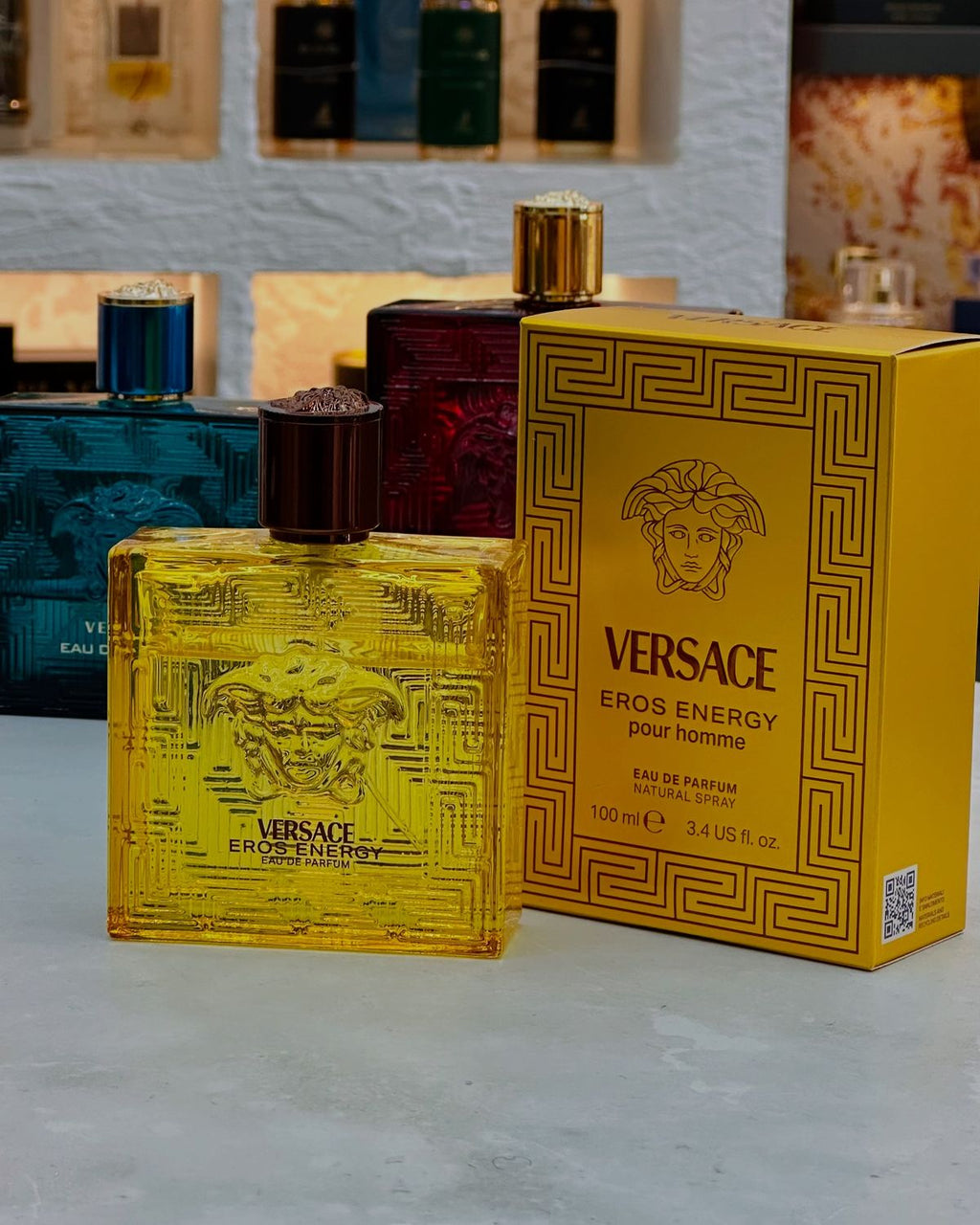 Versace Eros Energy Eau de Parfum for Men – Fresh, Vibrant & Magnetic Masculine Scent (100ml)