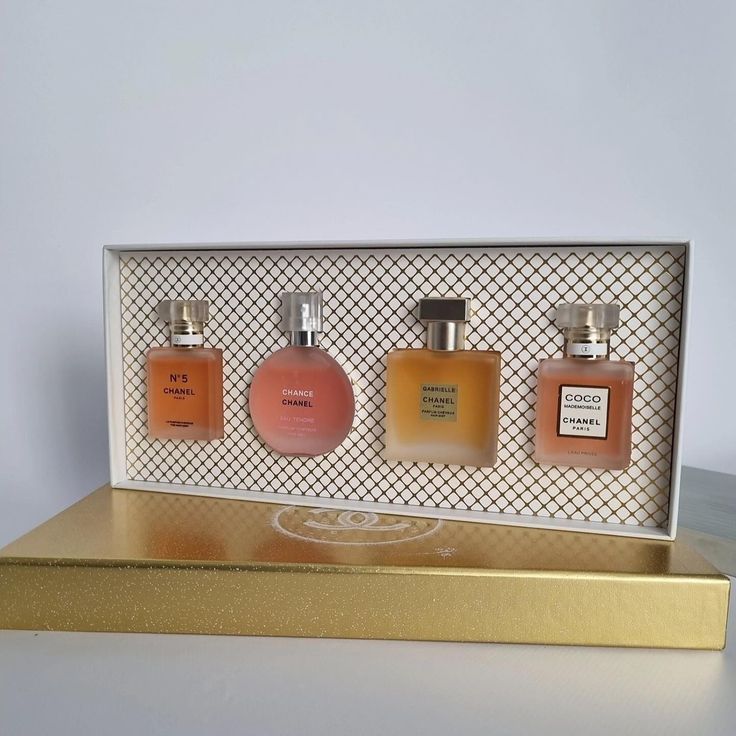 Chanel Mini Perfume Set – 4 Iconic Fragrances | Premium Gift Box