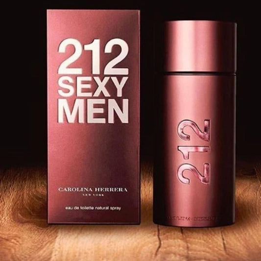 Carolina Herrera 212 Sexy Men EDT 3.4 oz – Warm, Seductive & Masculine Long-Lasting Fragrance