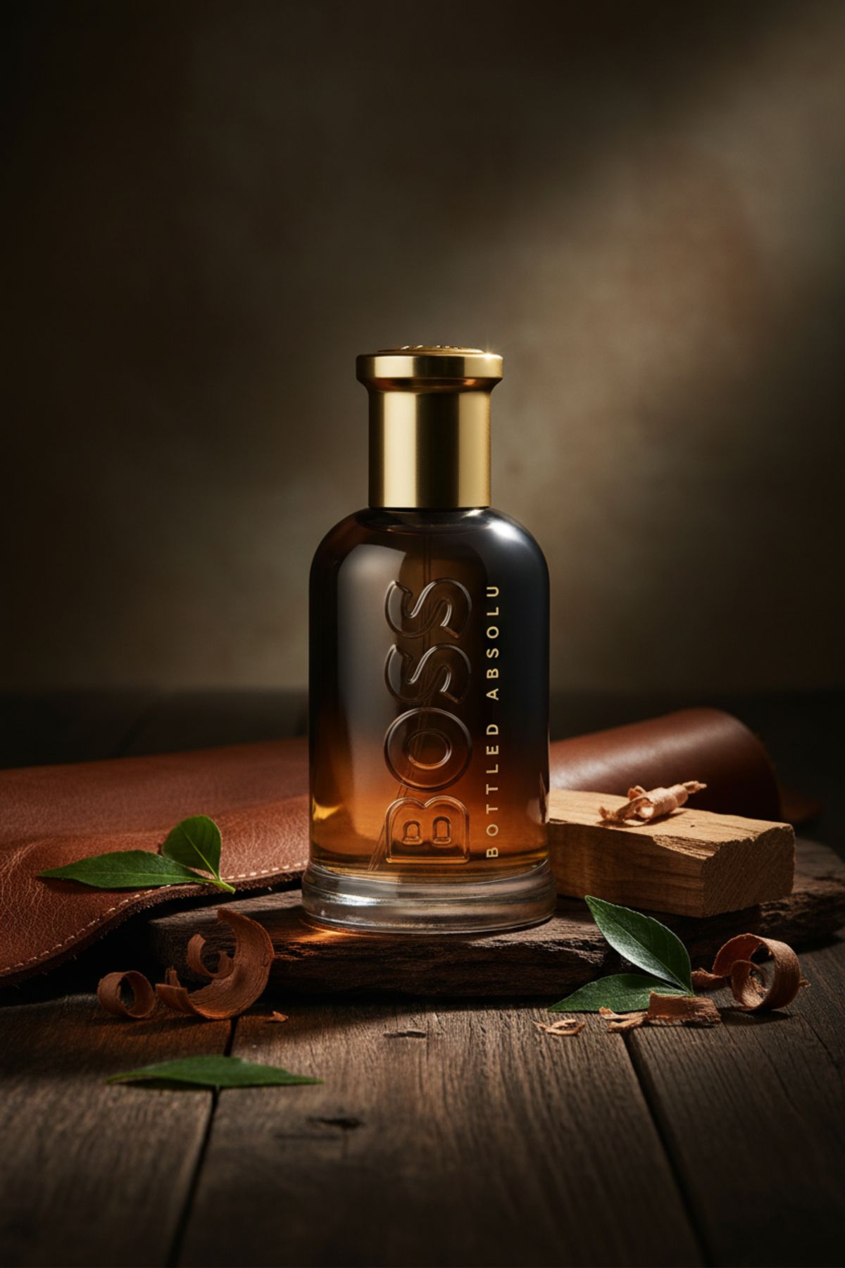 BOSS Bottled Absolu Parfum Intense, Men's Perfume, Woody and Leathery Aroma