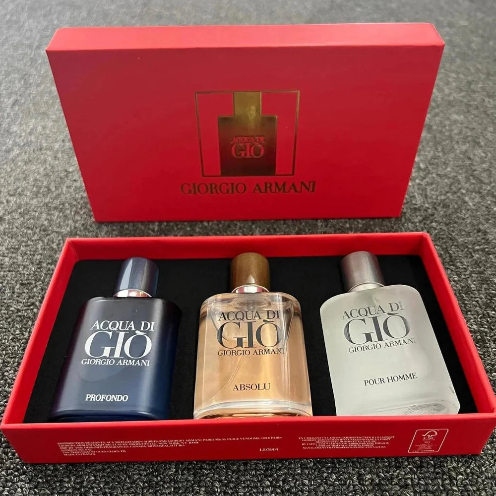 Giorgio Armani Acqua di Gio Gift Set 3×30ml | Fresh & Masculine Fragrances