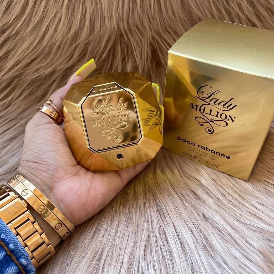 Lady Million by Paco Rabanne 2.7 oz Eau de Parfum Spray | Opulent, Seductive & Luxurious Feminine Scent