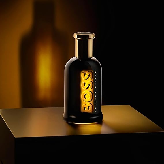 BOSS Bottled Elixir - Parfum Intense for Him - Woody Fragrance with Notes of Incense, Vetiver and Cedarwood - High Longevity - 100ml