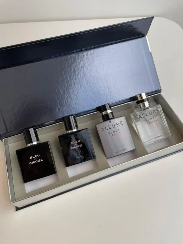 Chanel For Men 4-in-1 Gift Set (4×25ml) | Premium Luxury Perfume Collection