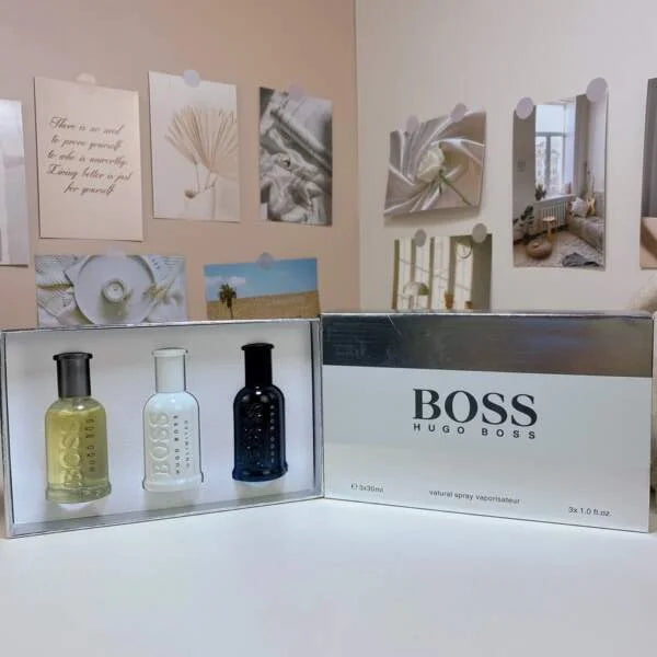 Hugo Boss Bottled 3-in-1 Gift Set 3×30ml | Fresh, Warm & Masculine Trio