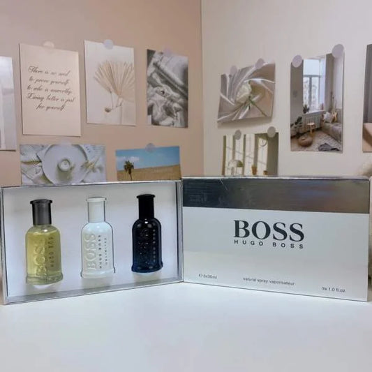 Hugo Boss Bottled 3-in-1 Gift Set 3×30ml | Fresh, Warm & Masculine Trio