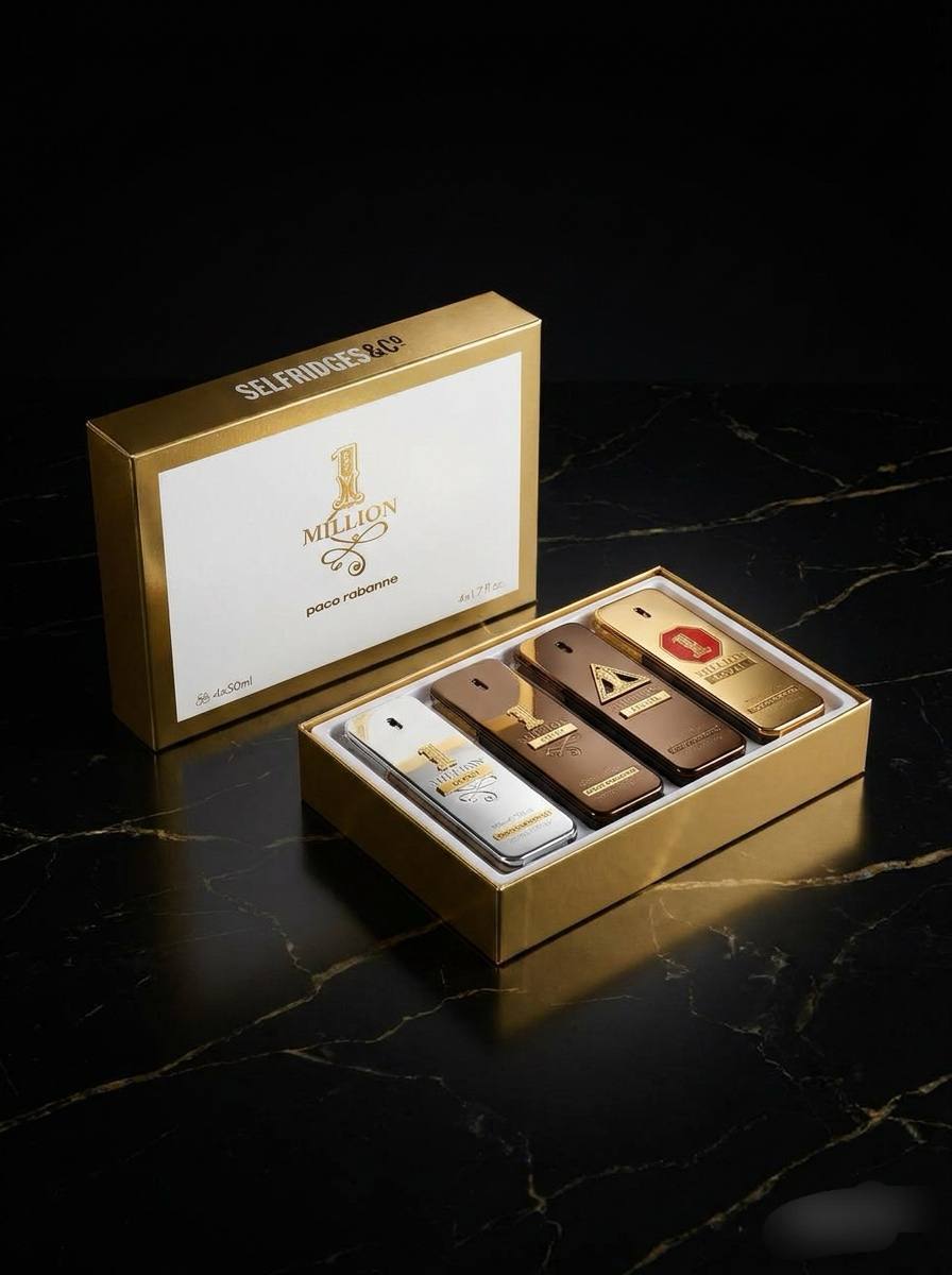 Luxury Men's Mini Perfume Gift Set (4 x 30ml) | Designer-Inspired Fragrance Collection | Premium Gift Box for Him