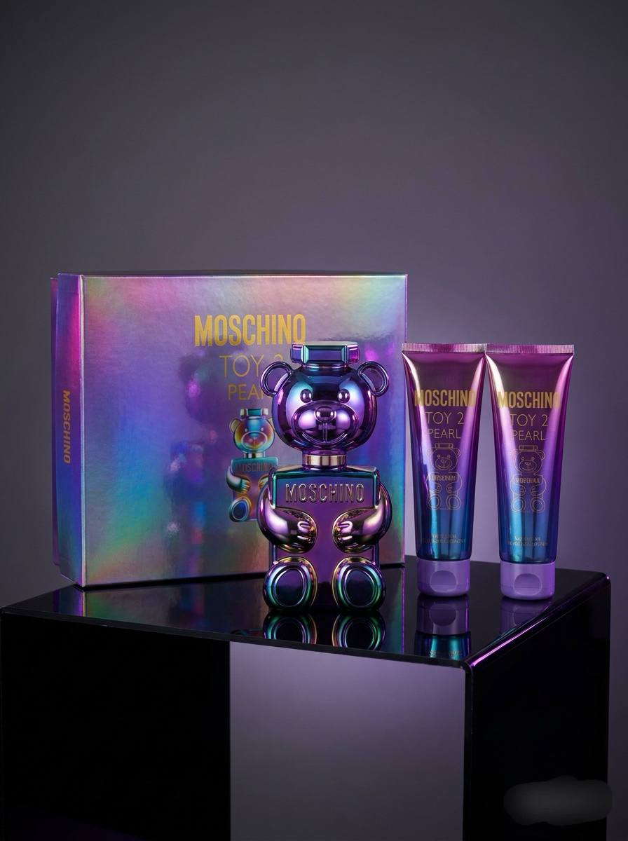 Moschino Toy 2 Pearl Luxury Gift Set for Women | Eau de Parfum, Body Lotion & Shower Gel Collection | Royal Scent UK