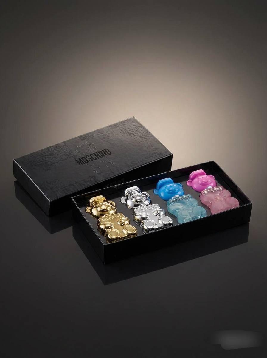 Moschino Teddy Bear Mini Perfume Gift Set | 6-Piece Luxury Fragrance Collection for Women | Premium Gift Box | Royal Scent UK