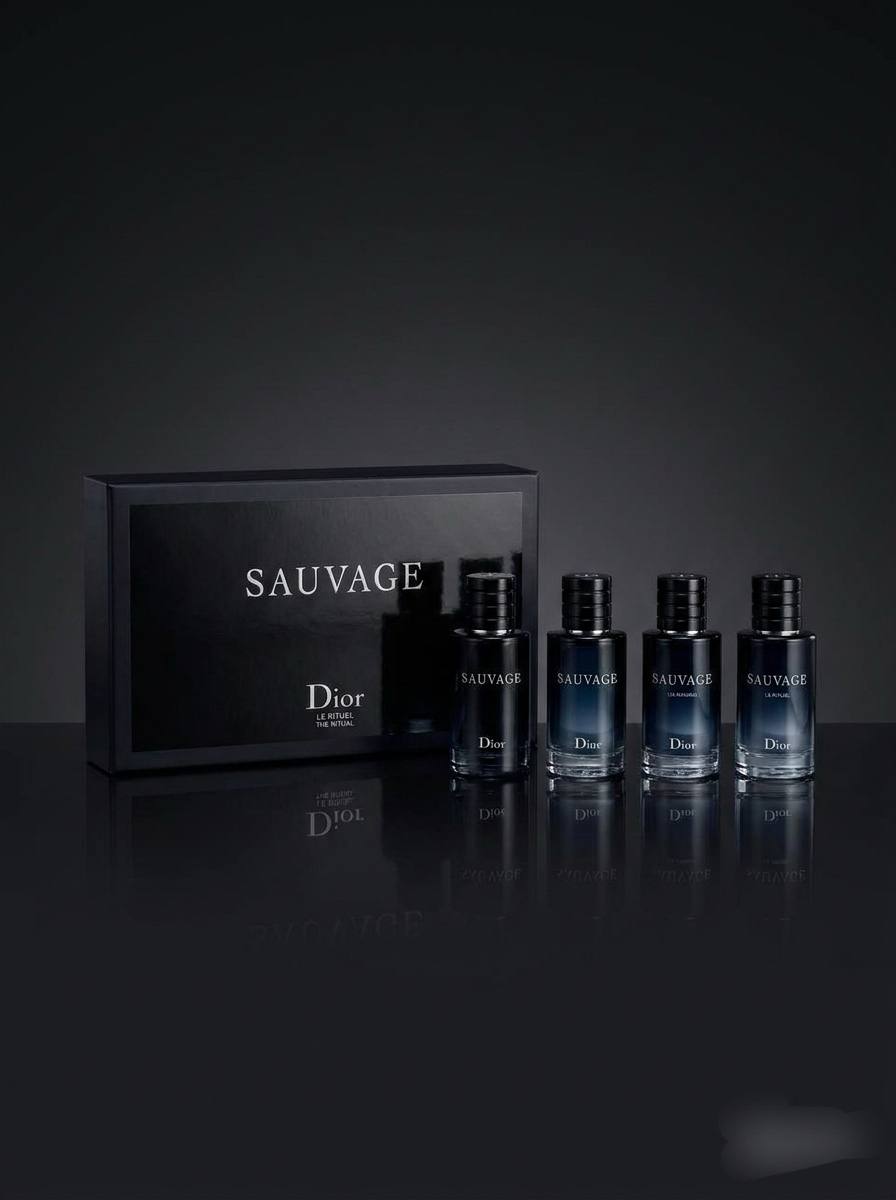 Dior Sauvage Luxury Gift Set for Men | Premium 4-Piece Fragrance Collection | Royal Scent UK