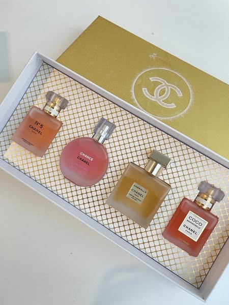 Chanel Mini Perfume Set – 4 Iconic Fragrances | Premium Gift Box