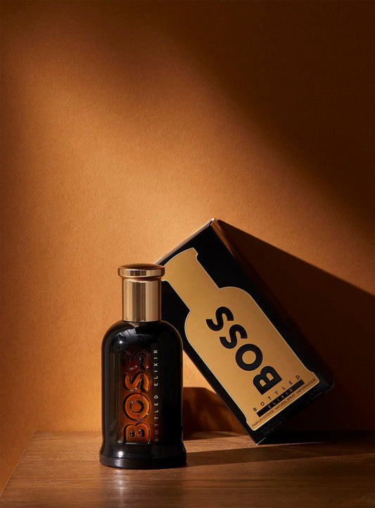 BOSS Bottled Elixir - Parfum Intense for Him - Woody Fragrance with Notes of Incense, Vetiver and Cedarwood - High Longevity - 100ml