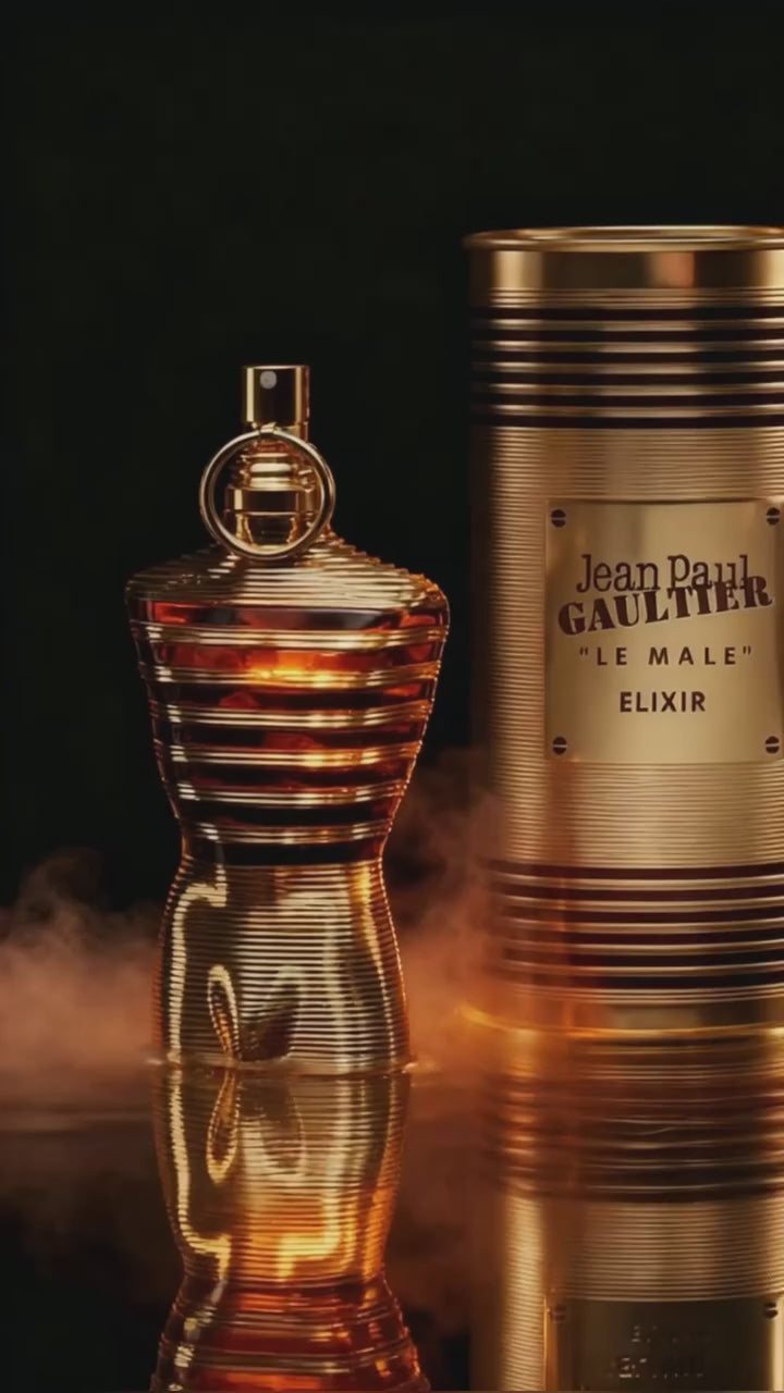 Le Male Elixir Parfum 125ml (4.2 oz) by Jean Paul Gaultier – Ultra-Intense Sweet & Woody Masculine Fragrance