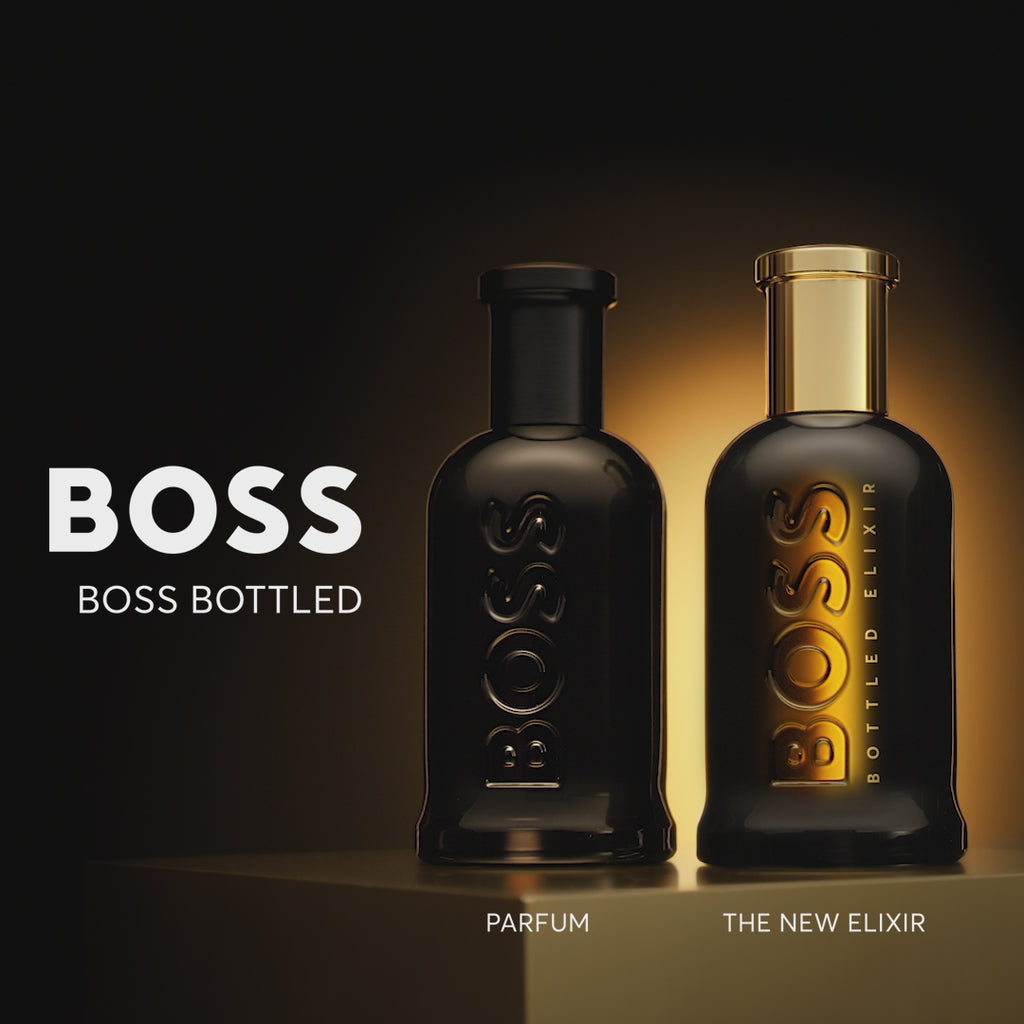 BOSS Bottled Elixir - Parfum Intense for Him - Woody Fragrance with Notes of Incense, Vetiver and Cedarwood - High Longevity - 100ml